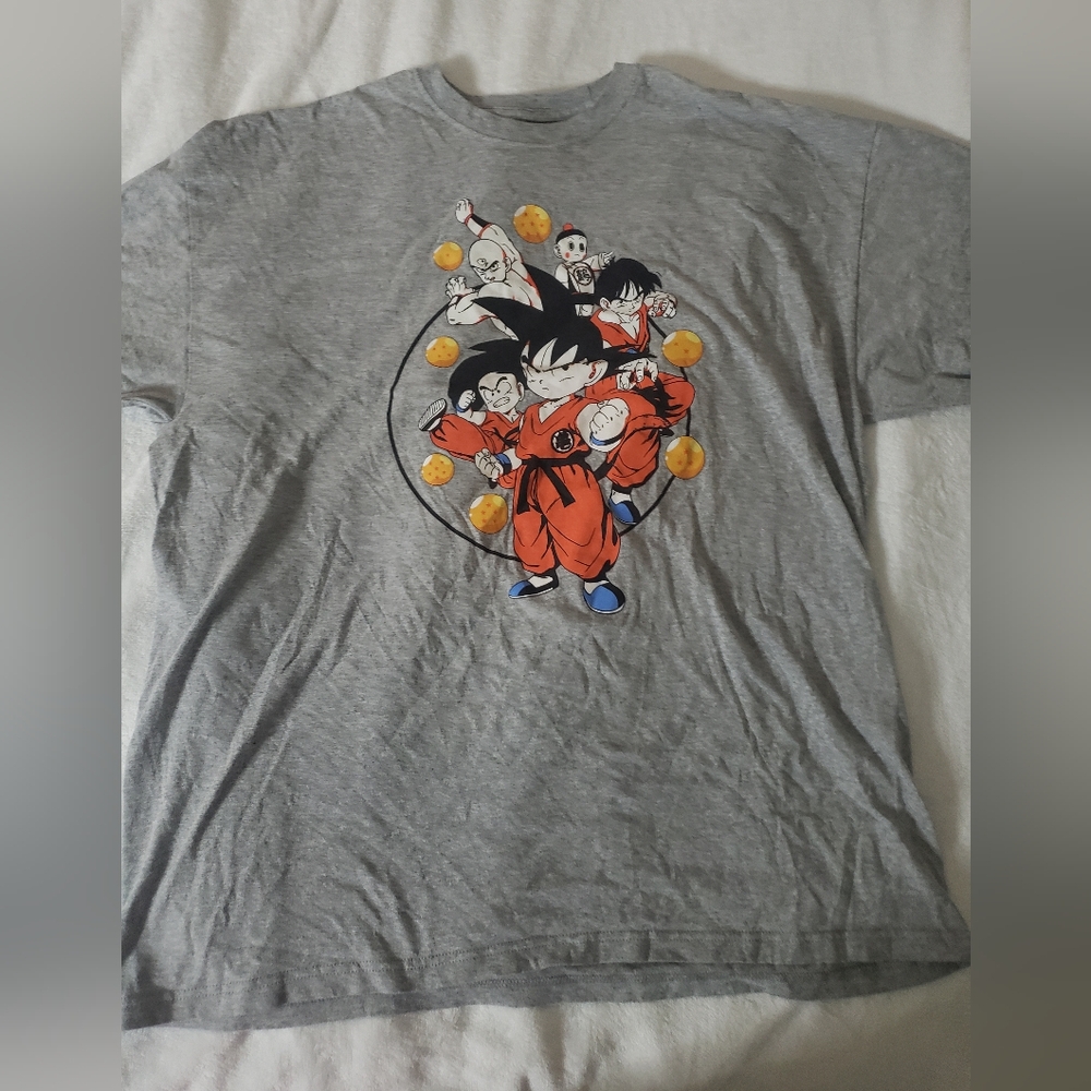 Dragon Ball Bird Studio Toei Animation Grey T-shirt 2xl